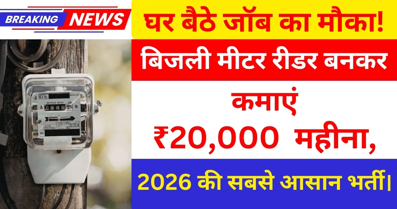 Electricity Meter Reader Job 2026